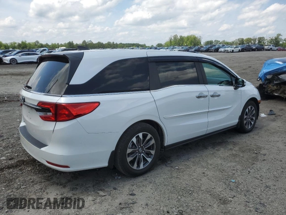 2023 Honda Odyssey EX-L с VIN 5FNRL6H68PB025508, выставлен на аукционе Copart как лот 60060725 с пробегом 10 203 миль миль и Списание • Salvage title. История ставок и продаж доступна на DreamBid. Изображение 3.