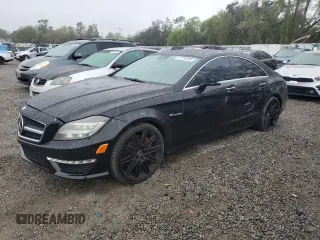 2012 Mercedes-Benz CLS-Class CLS 63 AMG with VIN WDDLJ7EB0CA015681, listed as a Copart auction lot 47734405 with 168,872 mi miles and Salvage Title. Bid and sale history available at carsss.com. Image 1.