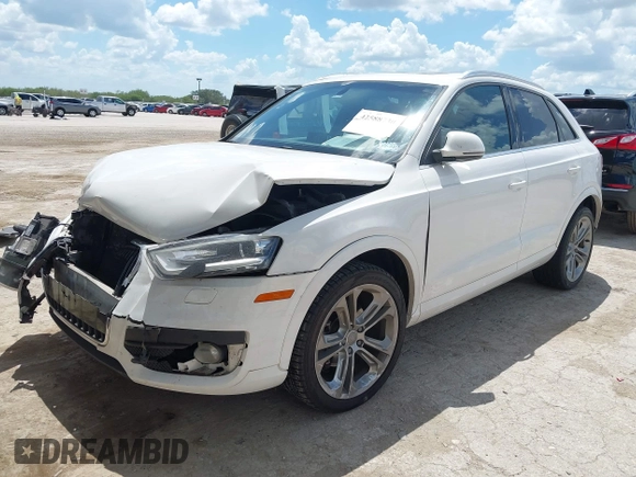 2015 Audi Q3 Prestige with VIN WA1GFCFS1FR007092, listed as a IAAI auction lot 42588730 with 85,290 mi miles and . Bid and sale history available at DreamBid. Image 17.