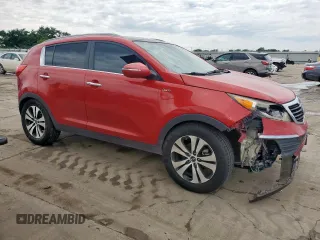 2013 Kia Sportage EX with VIN KNDPCCA2XD7542288, listed as a Copart auction lot 58819995 with 125,315 mi miles and Salvage title. Bid and sale history available at DreamBid. Image 4.