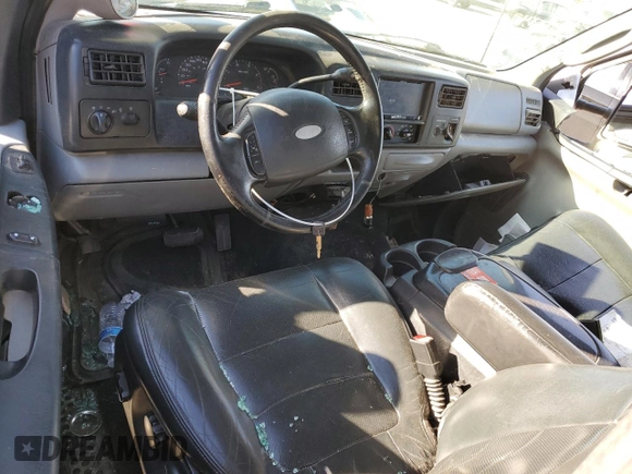 2003 Ford Super Duty F-250 XL with VIN 1FTNX21F13EA03707, listed as a Copart auction lot 44807685 with 0 mi miles and Salvage Title. Bid and sale history available at carsss.com. Image 8.