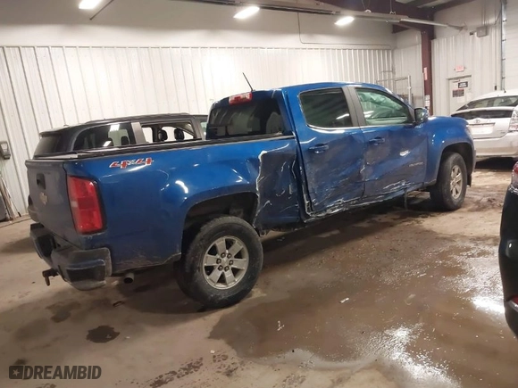 2020 Chevrolet Colorado 4WD Work Truck with VIN 1GCGTBEN3L1162483, listed as a IAAI auction lot 41629658 with 74,416 mi miles. Bid and sale history available at carsss.com. Image 4.