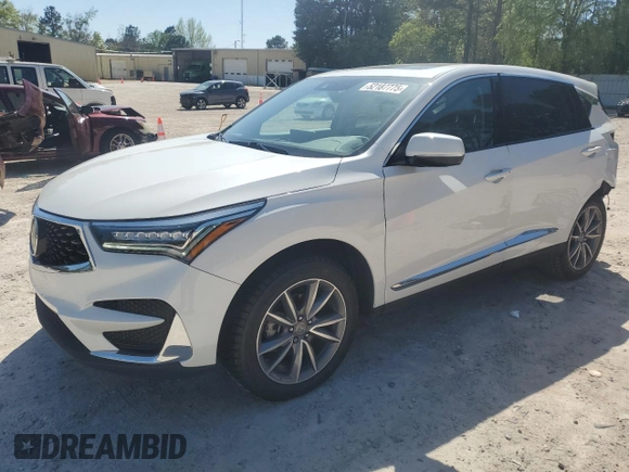 2021 Acura RDX Technology with VIN 5J8TC2H5XML046781, listed as a Copart auction lot 52187775 with 58,995 mi miles and Salvage title. Bid and sale history available at DreamBid. Image 1.