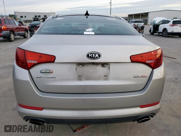 2012 Kia Optima EX with VIN 5XXGN4A73CG065785, listed as a Copart auction lot 47655715 with Not Provided miles and Salvage Title. Bid and sale history available at carsss.com. Image 6.