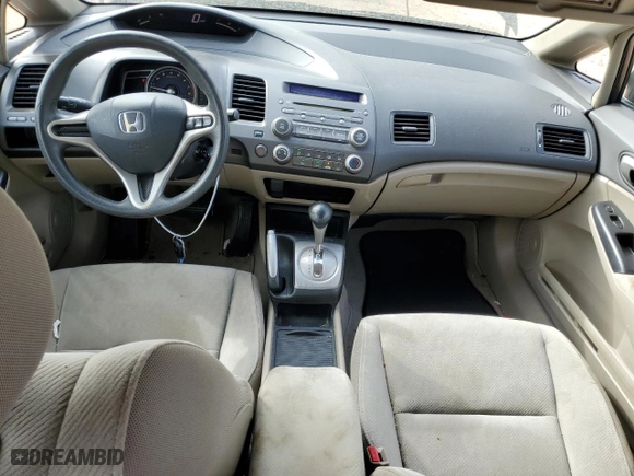 2010 Honda Civic Sdn LX with VIN 2HGFA1F59AH527629, listed as a Copart auction lot 43985035 with 194,971 mi miles and Salvage Title. Bid and sale history available at carsss.com. Image 8.