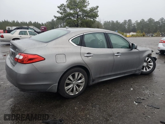 2012 Infiniti M with VIN JN1BY1AR2CM390328, listed as a Copart auction lot 44988325 with 175,694 mi miles and Salvage Title. Bid and sale history available at DreamBid. Image 3.