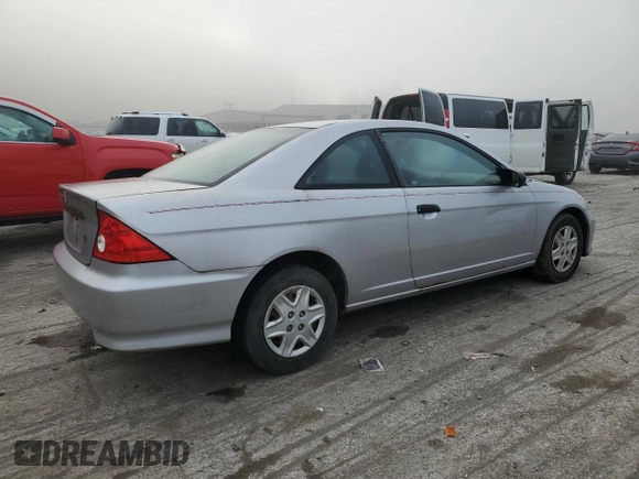 2005 Honda Civic VP with VIN 1HGEM22195L061608, listed as a Copart auction lot 49871944 with 165,986 mi miles and Salvage title. Bid and sale history available at DreamBid. Image 3.