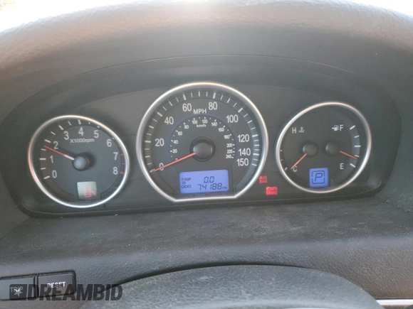 2012 Hyundai Veracruz Limited with VIN KM8NUDCC0CU195873, listed as a Copart auction lot 48550085 with 74,188 mi miles and Salvage title. Bid and sale history available at DreamBid. Image 9.