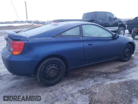 2002 Toyota Celica GT with VIN JTDDR32T420132083, listed as a Copart auction lot 86538044 with 263,129 mi miles and Clean Title. Bid and sale history available at carsss.com. Image 3.