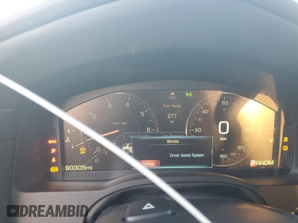 2015 Cadillac Escalade ESV Premium with VIN 1GYS4TKJ5FR596807, listed as a Copart auction lot 53264905 with 90,305 mi miles and Clean title. Bid and sale history available at DreamBid. Image 9.
