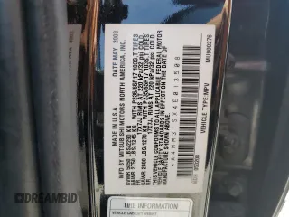 2004 Mitsubishi Endeavor XLS z VIN 4A4MM31SX4E013508, wystawiony jako Copart lot #53955554 z przebiegiem 130 861 mil mil oraz Szkoda całkowita • Salvage title. Historia ofert i sprzedaży dostępna na DreamBid. Obrazek 12.