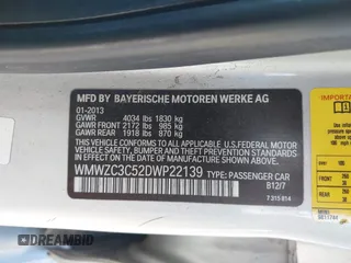 2013 MINI Countryman S z VIN WMWZC3C52DWP22139, wystawiony jako IAAI lot #42060025 z przebiegiem 210 124 mil mil oraz . Historia ofert i sprzedaży dostępna na DreamBid. Obrazek 9.