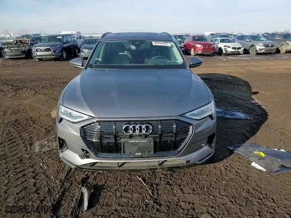 2021 Audi e-tron Prestige with VIN WA1VAAGE7MB017523, listed as a Copart auction lot 36704493 with 8,204 mi miles. Bid and sale history available at carsss.com. Image 12.