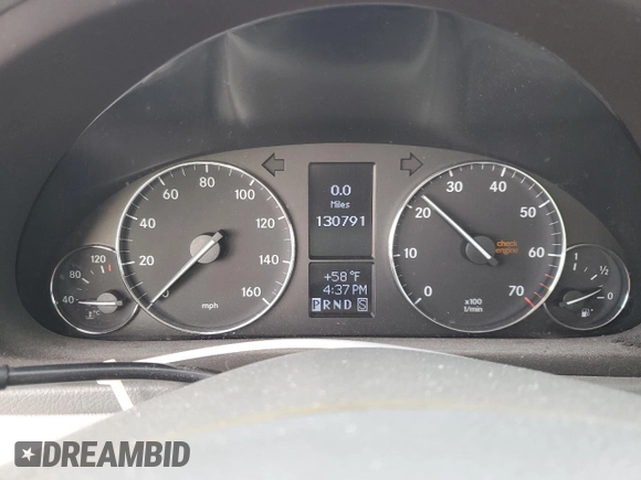 2006 Mercedes-Benz C 280 Luxury with VIN WDBRF92H56F793197, listed as a Copart auction lot 45790785 with 130,791 mi miles and Clean Title. Bid and sale history available at DreamBid. Image 9.