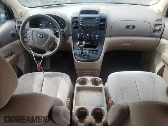 2008 Kia Sedona LX with VIN KNDMB233186248098, listed as a Copart auction lot 50061414 with 235,832 mi miles and Clean Title. Bid and sale history available at carsss.com. Image 8.