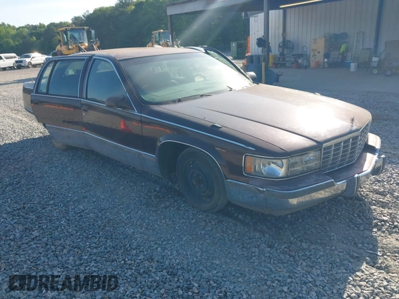 1996 Cadillac Fleetwood z VIN 1G6DW52PXTR713787, wystawiony jako IAAI lot #42079864 z przebiegiem Nie podano mil oraz . Historia ofert i sprzedaży dostępna na DreamBid. Obrazek 1.