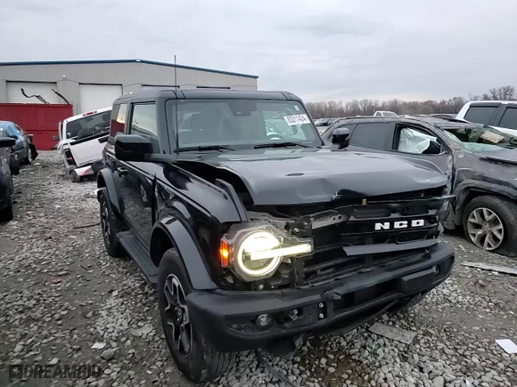 2022 Ford Bronco with VIN 1FMDE5AH9NLB65437, listed as a Copart auction lot 83311424 with 20,931 mi miles and Salvage Title. Bid and sale history available at carsss.com. Image 11.