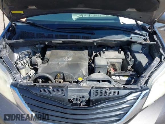 2011 Toyota Sienna LE AAS with VIN 5TDKK3DC0BS103380, listed as a IAAI auction lot 41855259 with 216,022 mi miles. Bid and sale history available at carsss.com. Image 10.
