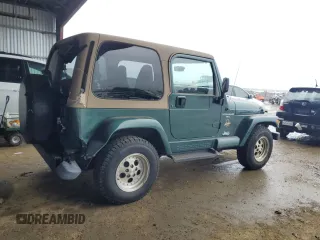 1999 Jeep Wrangler Sahara with VIN 1J4FY49S0XP435949, listed as a Copart auction lot 44937625 with 104,378 mi miles and Salvage Title. Bid and sale history available at carsss.com. Image 3.