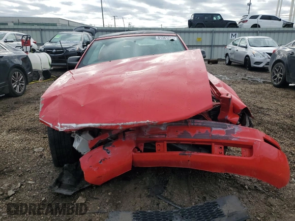 2007 Ford Mustang Deluxe with VIN 1ZVFT84N275312594, listed as a Copart auction lot 81361744 with Not Provided miles and Salvage Title. Bid and sale history available at carsss.com. Image 5.