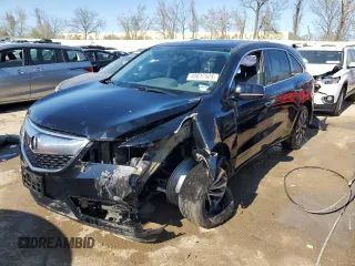 2015 Acura MDX Technology z VIN 5FRYD4H66FB009852, wystawiony jako Copart lot #48617524 z przebiegiem 117 068 mil mil oraz Szkoda całkowita • Salvage title. Historia ofert i sprzedaży dostępna na DreamBid. Obrazek 1.