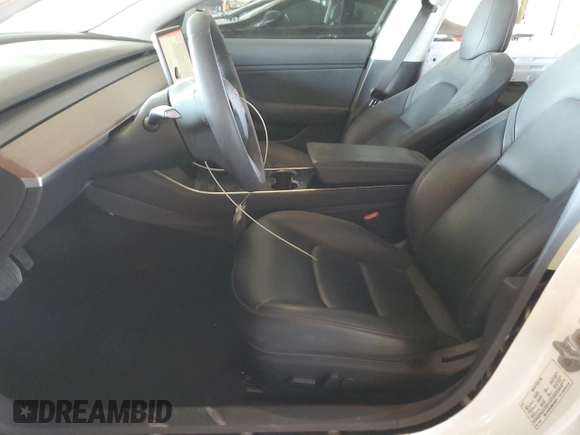 2019 Tesla Model 3 Mid Range with VIN 5YJ3E1EA0KF435613, listed as a Copart auction lot 86916314 with 25,663 mi miles and Salvage Title. Bid and sale history available at carsss.com. Image 7.