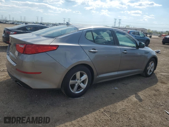 2014 Kia Optima LX with VIN 5XXGM4A78EG345272, listed as a Copart auction lot 55473895 with 150,870 mi miles and Salvage title. Bid and sale history available at DreamBid. Image 3.