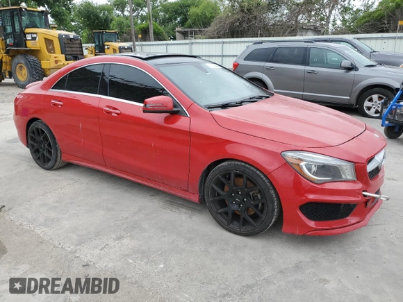 2015 Mercedes-Benz CLA 250 with VIN WDDSJ4EB4FN207726, listed as a Copart auction lot 53316444 with 77,672 mi miles and . Bid and sale history available at DreamBid. Image 4.