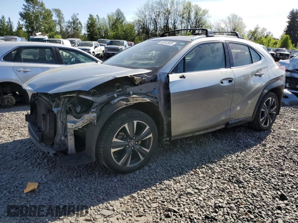 2019 Lexus UX 250h with VIN JTHU9JBH0K2002451, listed as a Copart auction lot 56042605 with 69,605 mi miles and Salvage title. Bid and sale history available at DreamBid. Image 1.