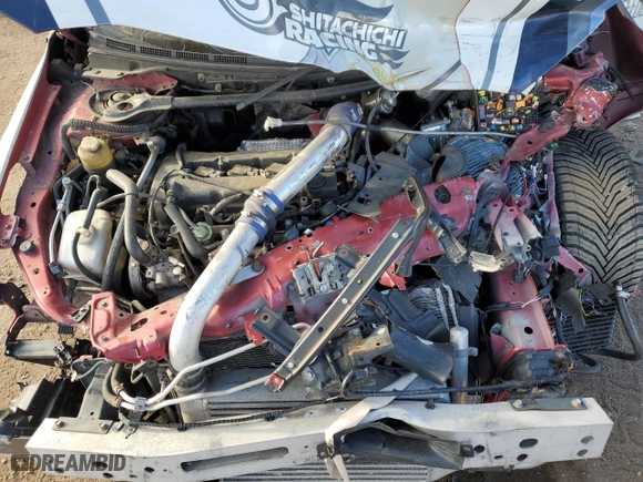 2008 Mitsubishi Lancer Evolution MR with VIN JA3AW56V98U051308, listed as a Copart auction lot 50452355 with 0 mi miles and Salvage Title. Bid and sale history available at carsss.com. Image 11.