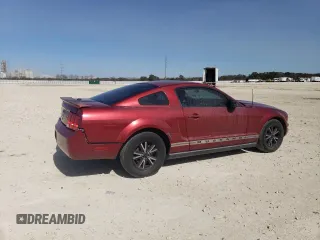 2007 Ford Mustang Deluxe with VIN 1ZVFT80N875310371, listed as a Copart auction lot 46859605 with 163,219 mi miles and Salvage Title. Bid and sale history available at carsss.com. Image 3.