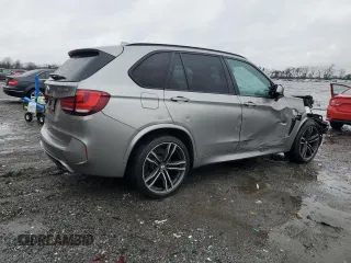 2016 BMW X5 M with VIN 5YMKT6C56G0R77641, listed as a Copart auction lot 43276205 with 86,910 mi miles and Salvage Title. Bid and sale history available at carsss.com. Image 3.