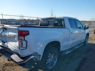 2020 Chevrolet Silverado 1500 LTZ with VIN 1GCUYGEDXLZ177976, listed as a IAAI auction lot 41621399 with 129,578 mi miles and . Bid and sale history available at DreamBid. Image 4.