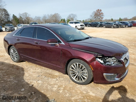 2017 Lincoln MKZ Select with VIN 3LN6L5CC3HR629828, listed as a Copart auction lot 85059884 with 129,830 mi miles and Salvage Title. Bid and sale history available at carsss.com. Image 4.