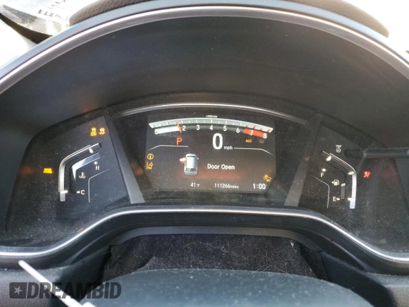 2017 Honda CR-V Touring with VIN 2HKRW2H9XHH655902, listed as a Copart auction lot 46058135 with 111,266 mi miles and Clean Title. Bid and sale history available at carsss.com. Image 9.