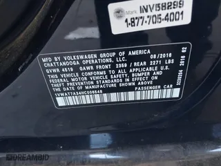 2017 Volkswagen Passat 1.8T S with VIN 1VWAT7A34HC006548, listed as a IAAI auction lot 41741466 with 110,330 mi miles. Bid and sale history available at carsss.com. Image 9.