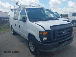 2011 Ford Econoline Cargo Commercial with VIN 1FTNE2EL9BDA70808, listed as a IAAI auction lot 42523534 with 149,635 mi miles and . Bid and sale history available at DreamBid. Image 1.