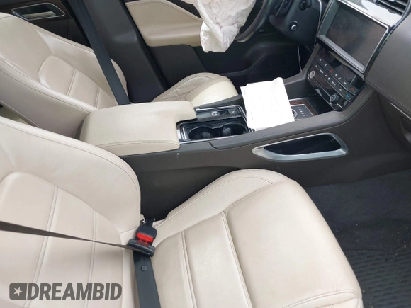 2020 Jaguar F-Pace 30t Prestige with VIN SADCK2GX7LA647309, listed as a IAAI auction lot 41929282 with 118,173 mi miles and . Bid and sale history available at DreamBid. Image 5.
