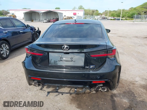 2022 Lexus RC F with VIN JTHDP5BC4N5008628, listed as a IAAI auction lot 41909560 with 40,367 mi miles and . Bid and sale history available at DreamBid. Image 17.