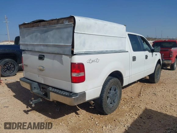 2008 Ford F-150 XLT z VIN 1FTPW14VX8KC56557, wystawiony jako IAAI lot #41809886 z przebiegiem 231 174 mil mil oraz . Historia ofert i sprzedaży dostępna na DreamBid. Obrazek 4.