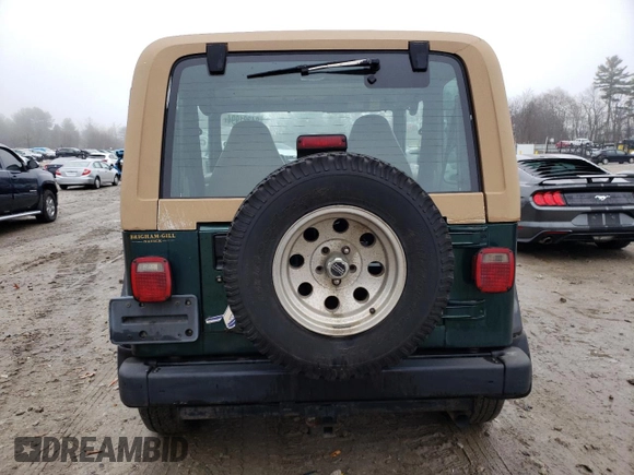 1999 Jeep Wrangler Sport with VIN 1J4FY19S2XP446059, listed as a Copart auction lot 84321994 with 183,068 mi miles and Clean Title. Bid and sale history available at carsss.com. Image 6.