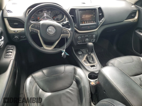 2015 Jeep Cherokee Limited with VIN 1C4PJMDS4FW650504, listed as a Copart auction lot 52957585 with 204,123 mi miles and Salvage Title. Bid and sale history available at carsss.com. Image 8.