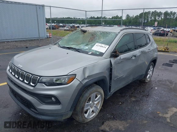 2022 Jeep Compass Latitude с VIN 3C4NJCBB6NT228906, выставлен на аукционе IAAI как лот 42340616 с пробегом 30 336 миль миль и . История ставок и продаж доступна на DreamBid. Изображение 16.