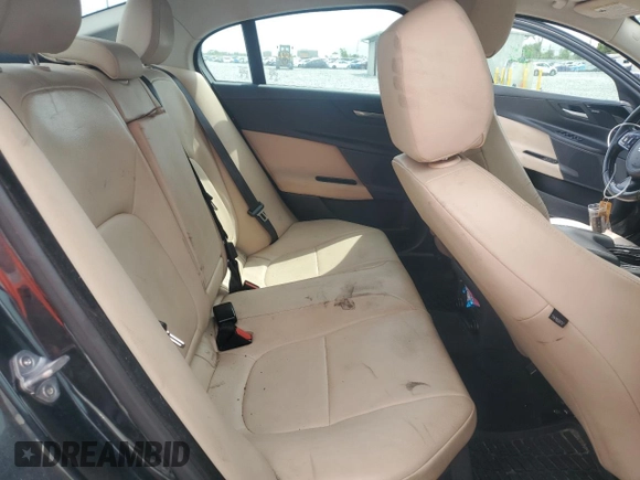 2017 Jaguar XE 25t Premium with VIN SAJAD4BG2HA969557, listed as a Copart auction lot 50980635 with 145,558 mi miles and Salvage Title. Bid and sale history available at carsss.com. Image 10.