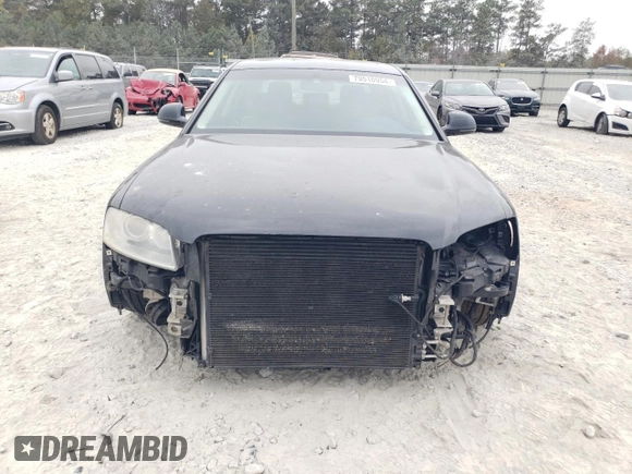 2009 Audi A8 L 4.2L with VIN WAUMV94E59N008542, listed as a Copart auction lot 79510954 with 172,396 mi miles and Salvage Title. Bid and sale history available at carsss.com. Image 5.