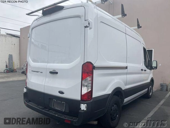 2021 Ford Transit Cargo with VIN 1FTYE1C89MKA78153, listed as a IAAI auction lot 42835600 with 88,619 mi miles and . Bid and sale history available at DreamBid. Image 7.