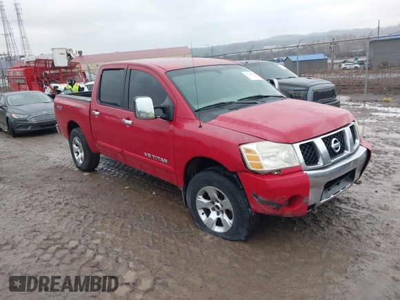 2005 Nissan Titan SE with VIN 1N6BA07B75N537467, listed as a IAAI auction lot 41540903 with 238,607 mi miles and . Bid and sale history available at DreamBid. Image 1.