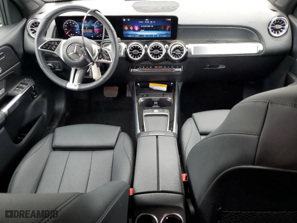 2024 Mercedes-Benz GLB with VIN W1N4M4GB6RW351888, listed as a Copart auction lot 50618555 with 10,676 mi miles and Salvage Title. Bid and sale history available at carsss.com. Image 8.