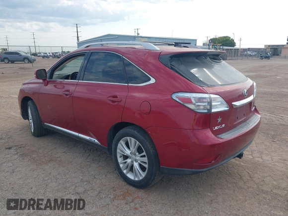 2010 Lexus RX 450h with VIN JTJBC1BA3A2025070, listed as a IAAI auction lot 42712146 with 138,015 mi miles and . Bid and sale history available at DreamBid. Image 3.