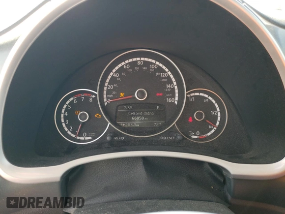 2014 Volkswagen Beetle Turbo R-Line with VIN 3VWVT7AT0EM656599, listed as a Copart auction lot 86358334 with 66,050 mi miles and Salvage Title. Bid and sale history available at DreamBid. Image 9.